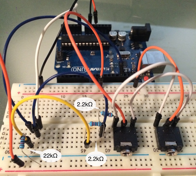 Arduino breadboard example